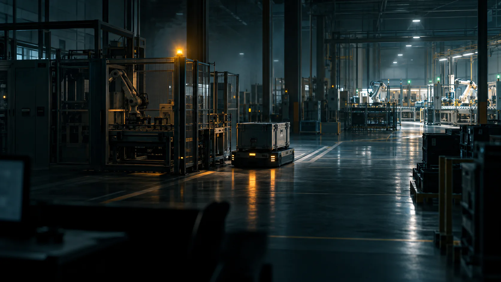 A critical industrial order moving between factories inside a software-defined production network